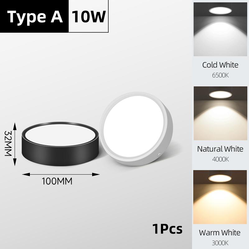 Led Downlight Bodové svítidlo Stropní svítidlo 220V 5W 10W15W Přisazené LED svítidlo Stropní svítidlo pro osvětlení obývacího pokoje Kuchyně