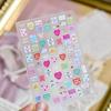 1pcs Cute Graffiti Lines Nail Art Stickers 5D Embossed Butterfly Rabbit Nail Art Accessory Stickers Self Adhesive Decal