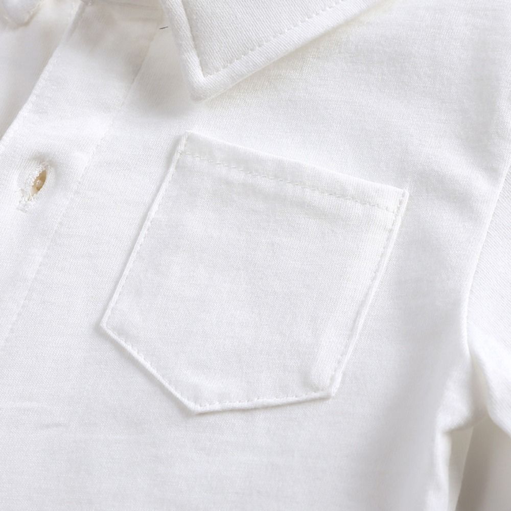 Triangle Bodysuit Baby Onesie Detachable Bow Tie Infant Jumpsuit One-Piece Bodysuit Toddler