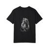 Men's White T-Shirt Horse Graphic Print Casual Wear