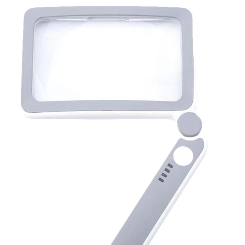 1 Adet Şarj Edilebilir Yüksek Güçlü Yüksek Çözünürlüklü El Tipi Katlanabilir Taşınabilir Yaşlı Okuma Büyüteci Elektronik Tamir Parçaları Cep Telefonu