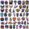 10/30/50pcs Cartoon Coloful Art Aesthetic Stickers Cool Graffiti Sticker Decoration DIY Water Bottle Laptop Phone Diary Decals