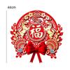 Chinese Spring Festival Horse Year Hanging Pendants Fu Character Door Sticker  New Year Decorations