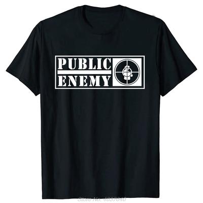 T-shirt Public Enemy Nowość Koszulka Muzyczna Rap Wygodna Camiseta Hombre Koszulki Odzież Letnia Koszulka
