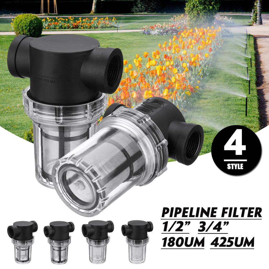 Buy 20mm 25mm Inline Mesh Strainer Water Pump Pipeline Filter Garden ...