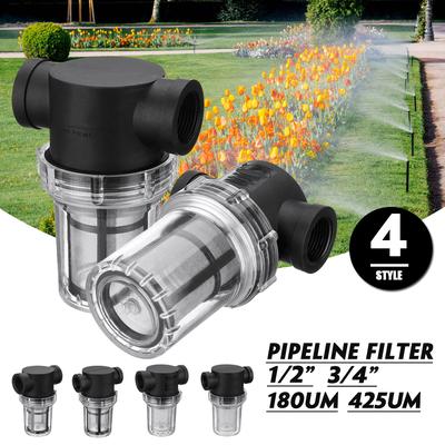 1//2/" 2//3/" 1/" Stainless Steel Wire Mesh Strainer Tap Water Pump Irrigation Filter