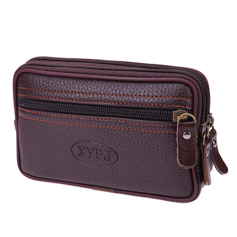 Clutch Handbag with Card Bag Wallets Waist Packs Zipper Closure Credit Card Holder Multi-functional Double Layer