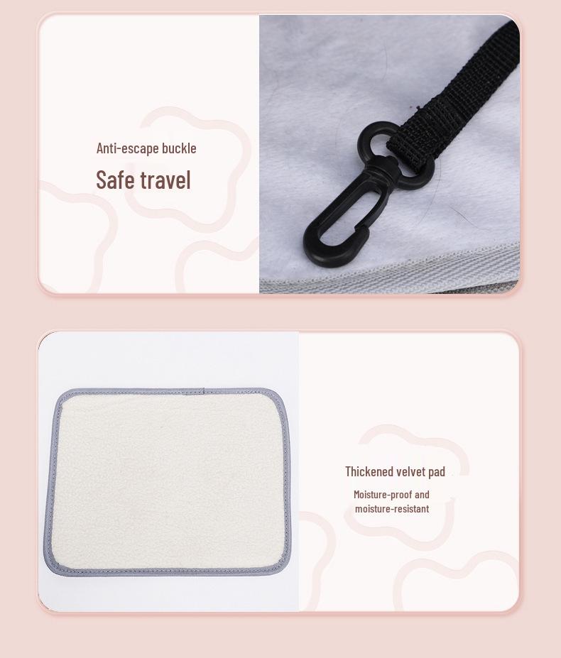 Large Capacity Breathable & Foldable Pet Backpack for Cats & Dogs