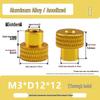National Standard Aluminum Knurled Hand-Twist Nut M3-M10