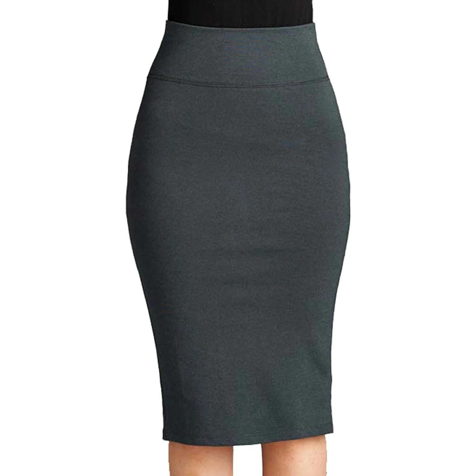 Indian Women Office Wear Skirt Bollywood Casual Wear Ethnic Pencil Skirt Dress S