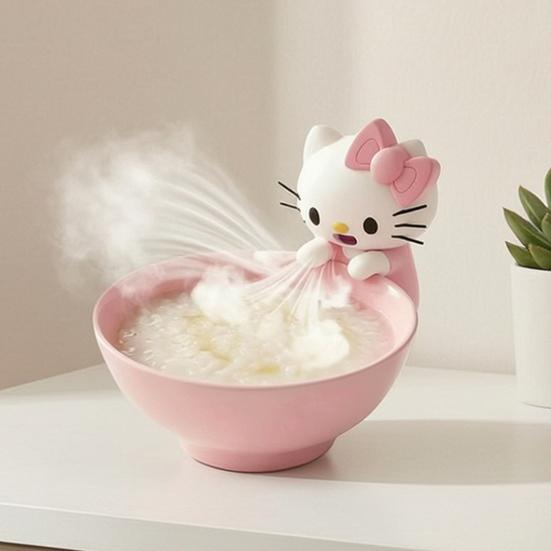 Cute Cat Dog Mini Handheld Fan Portable USB Food Cooling Fan for Toddle Noodles Desk