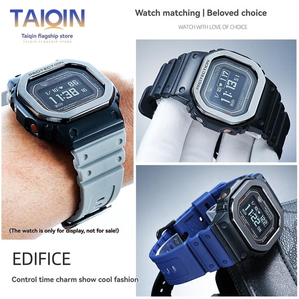 DW H5600 Rubber Strap For Casio 3516 DW-H5600 DW-H5600MB-1PR Silicone Watchband Men's bracelet Wristband accessorie 18mm