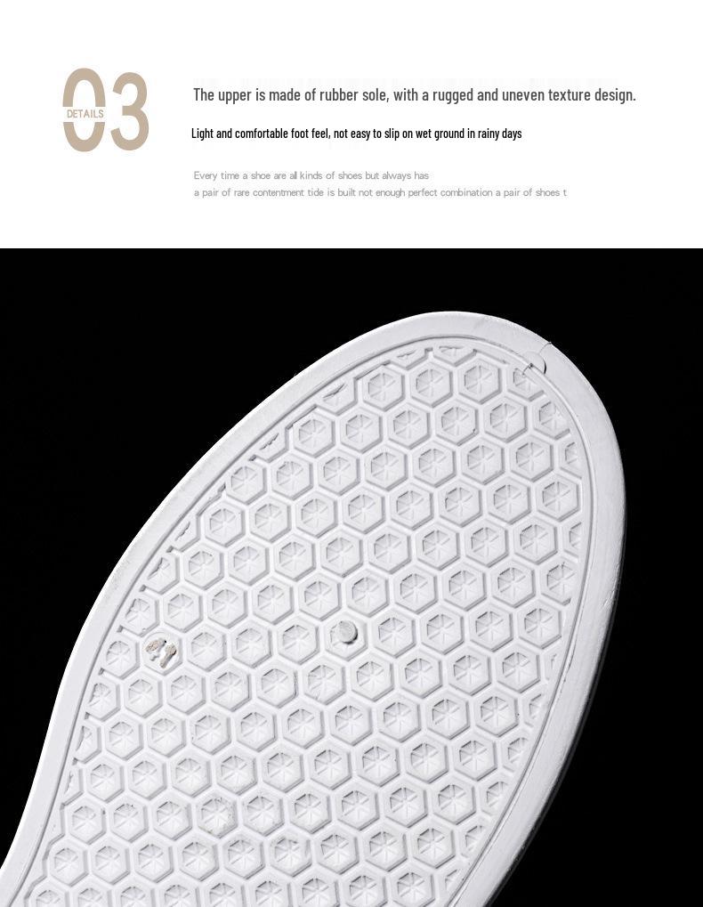 2024 Men's Breathable White Sneakers: Trendy Korean Casual Leather Shoes for Spring