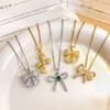 Necklace New Bow Necklace Accessories Women's Light Luxury Niche Design High-end Clavicle Chain Fashion Versatile Accessories