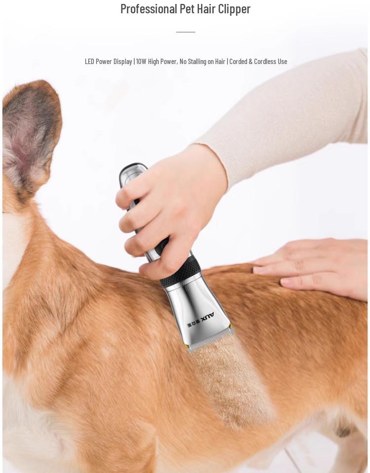 Portable Pet Hair Clipper & Groomer for Cats and Dogs - Special Household Trimmer for Pets and Humans
