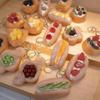 Simulated Food Squeeze Toy Keychain Stress Relief Bread Dessert Key Ring Backpack Hanging Decoration Bag Charm Purse Pendant