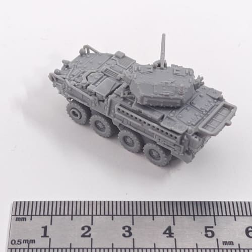 5pcs 1/144 Scale Military Model Stryker M1296 Dragoon IFV Unpainted 3D Resin Model for Collector