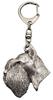 Schnauzer - Silver-plated Key Ring with a Dog In a Gift Box, Handbag Decoration, Backpack Pendant by Art-Dog Brand