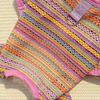Breathable Hollow-Out 4-Legged Dog Jumpsuit for Small Dogs - Colorful Striped Puppy Clothing (2 Colors)