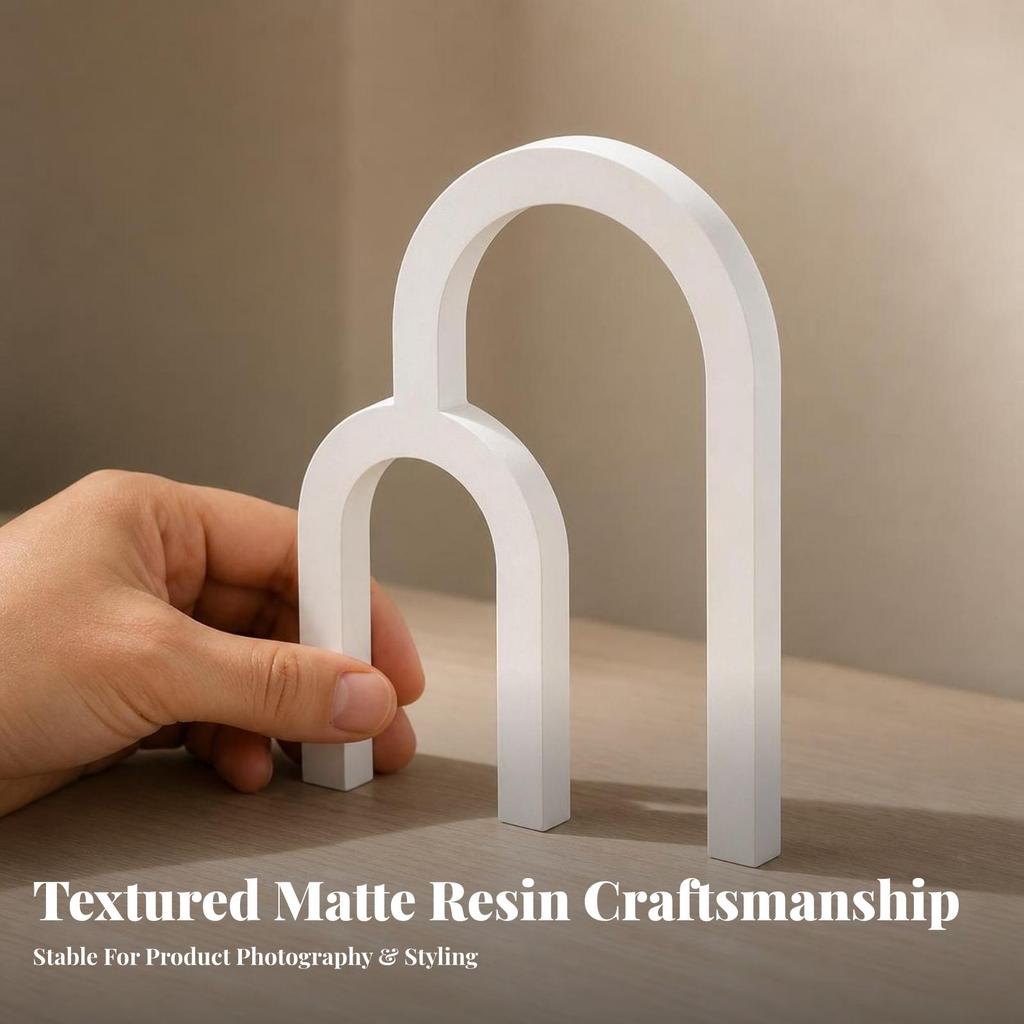 Product Photography Props Sturdy Resin Prop Minimalist