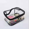 Bolsa de Viaje Transparente e Impermeable de PVC para Maquillaje y Artículos de Aseo, Tamaños Grande y Pequeño