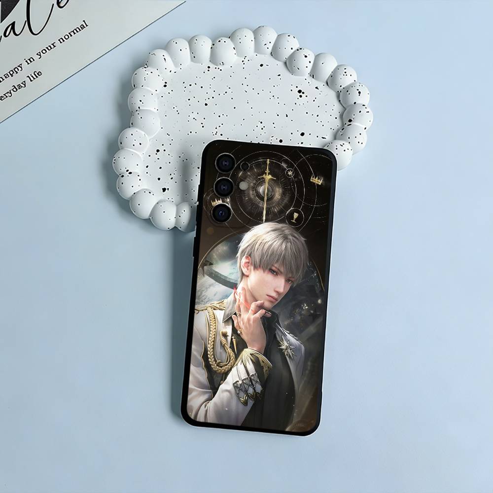 Love- and- Deepspace&Xavier Soft Silicone Case for Samsung S25, S24, S21, S22, S23, S30, Ultra, S20, Plus, FE, Lite-Black