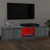VidaXL TV Cabinet with LED Lights Sonoma Grey 120x30x36 Cm, TV Stand with LED Light, TV Stand, Media Cabinet 815709