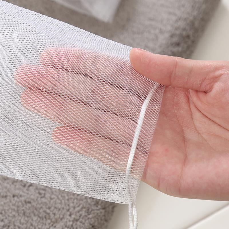 White Soap Bubble Net Bag