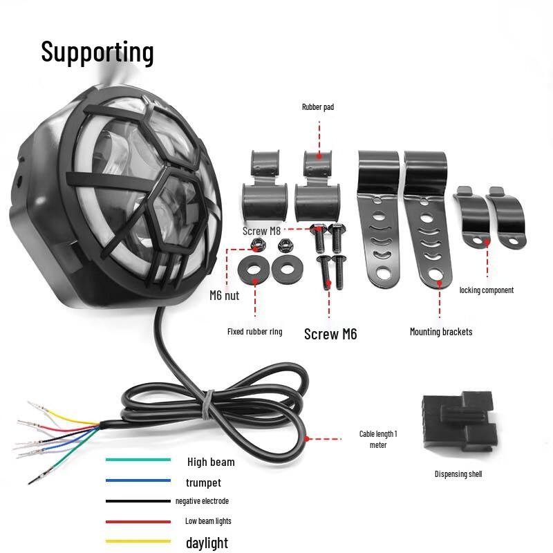 Multi-Function Electric Vehicle Headlight