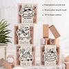 Cartoon Wood Rubber Stamp Lovely Cats Stamp Decorative Stamp Animal Stamp for Card Making