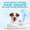 Claw Shape Paw Activated Pet Sprinkler Interactive Pet Water Fountain  for Puppy Dogss