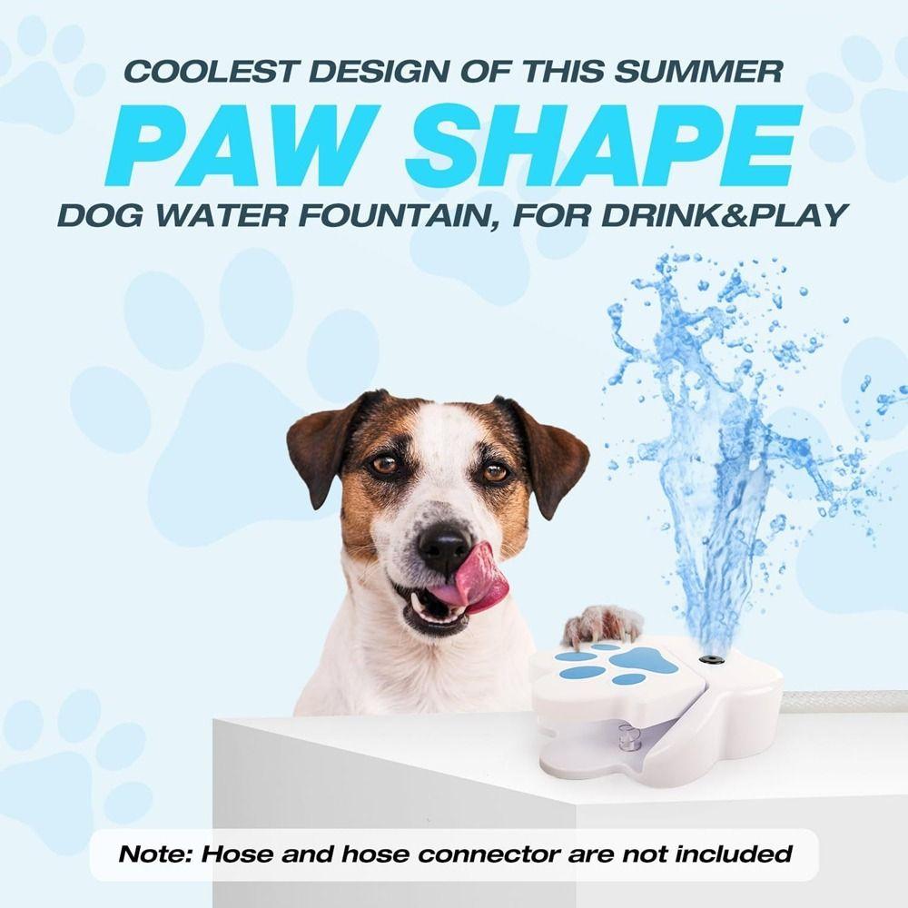 Claw Shape Paw Activated Pet Sprinkler Interactive Pet Water Fountain for Puppy Dogss