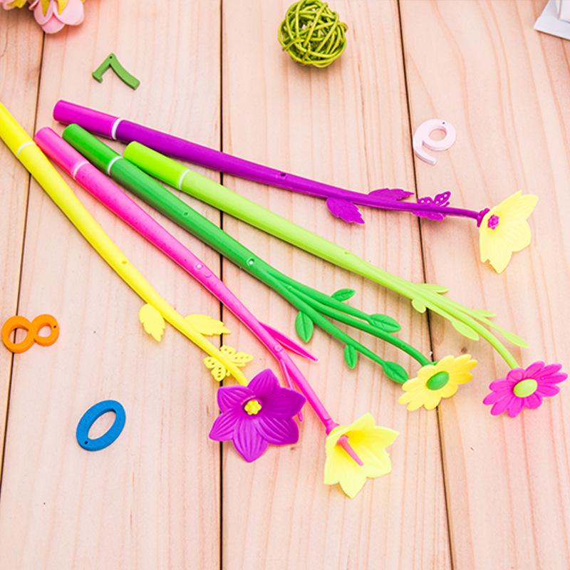 Gel pen set, color: Beige, 10 pcs.