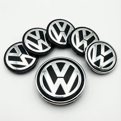FUVLN1 4Pcs Wheel Center Caps Hub Cover 56mm 65mm 70mm 76mm for VW Golf 5 6 7 Passat B6 B7 B8 Tiguan Polo Jetta GTI 3B7601171 5G0601171