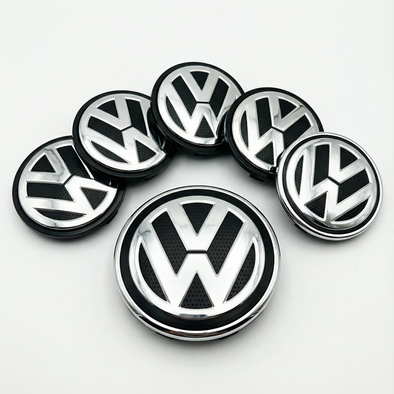 4pcs 55mm 56mm 65mm Car Wheel Center Hub Caps Cover for VW Volkswagen Golf Polo Passat Touran GTI CC B5 B6 Jetta accessories
