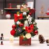 Qingmeng Luxury Dense Korean-Style Christmas Tree - 45CM/60CM Desktop Ornament.