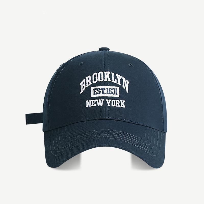 Deep Topped Duckbill Hat for Women, Xia Jia with Wide Brim, Baseball Hat, Big Head Circumference, Sun Protection, Men's Letters