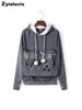 Women's Oversized Pockets Hoodie with Long Sleeve and Warm Sherpa Lining for Fall Winter Daily Wear