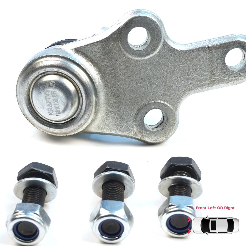 BSP1278 1 Piece Front Axle Joint Ball Left or Right for Ford Focus MK2 C-Max DM2 Volvo S40 MK2 V50 C70 542 C30 533 1470387