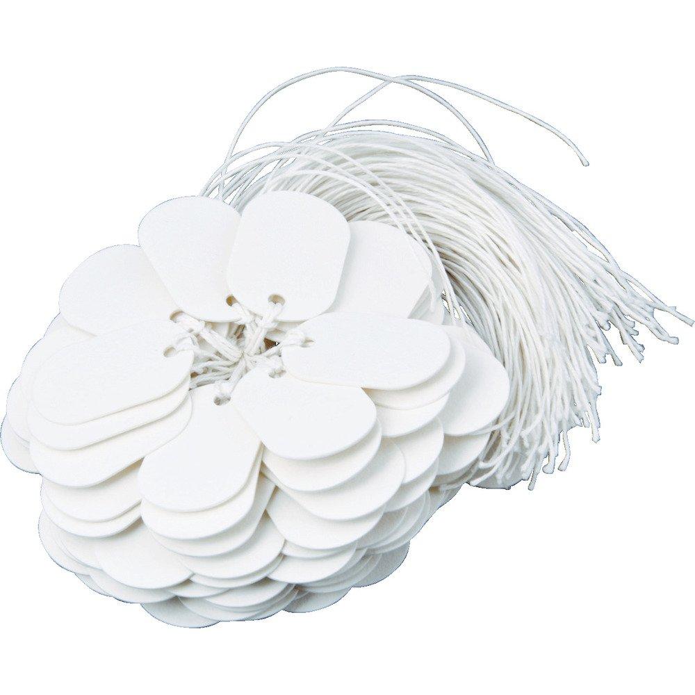 

TRUSCO Line name tag Oval type 20 x 30 mm 100 pieces x 30 in White TFF-20 [Sold case] білий