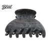 Broken Hair Grip Clip Shark Claw for Women Non-Slip Acrylic with Fine Teeth Matte Compact Shell Texture Back Head Half-Tied And Bangs Accessory