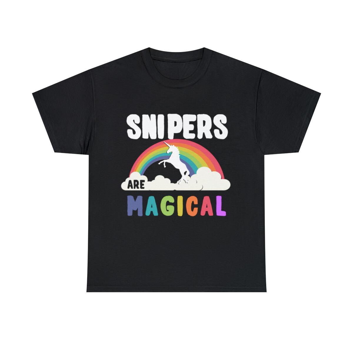 Snipers Are Magical Graphic Tee Shirt, S-5XL XXL