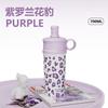 Ceramic double drink coffee cup large capacity portable straw thermos cup light luxury high sense gift box gift cup