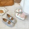 Soft-soled Mary Jane Women's Shoes Summer New Non-slip Maternity Shoes Velcro Not Tired Feet Flat Shoes