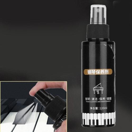 Instrument Polish, Piano Polish & Cleaner 120ml - Piano Key Cleaner, High Gloss Piano Polish, Guitar, Musical Instrument, Piano Cleaner, Maintenance A