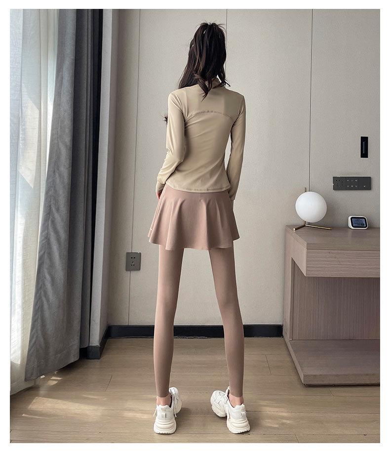 Women's Quick-Dry Yoga & Running Culottes: Spring/Autumn, Anti-Exposure, High-End Casual Sportswear