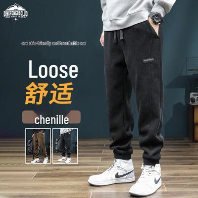 Dingfengbaoluo Herren Cord Jogginghose K901