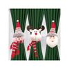 Christmas Cartoon Curtain Buckle Santa Claus Snowman Elk Christmas Curtain Accessories Home Hotel New Year Christmas Decoration