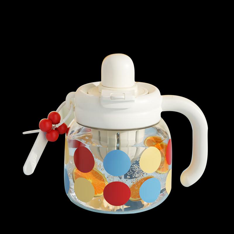 GOOM Cloud Bubble Glass Tea Infuser Bottle