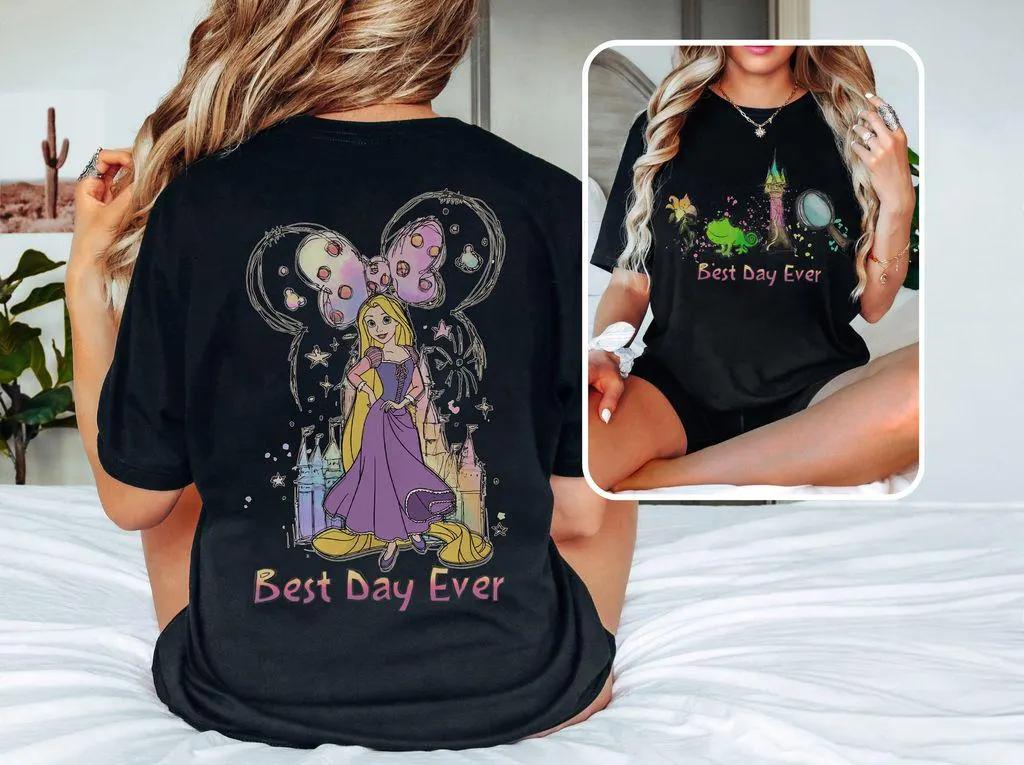 2026 Summer Rapunzel Graphic Tshirt Unisex Unisex Fashion Cotton Quality Casual Loose Short Sleeve Classic Unisex S
